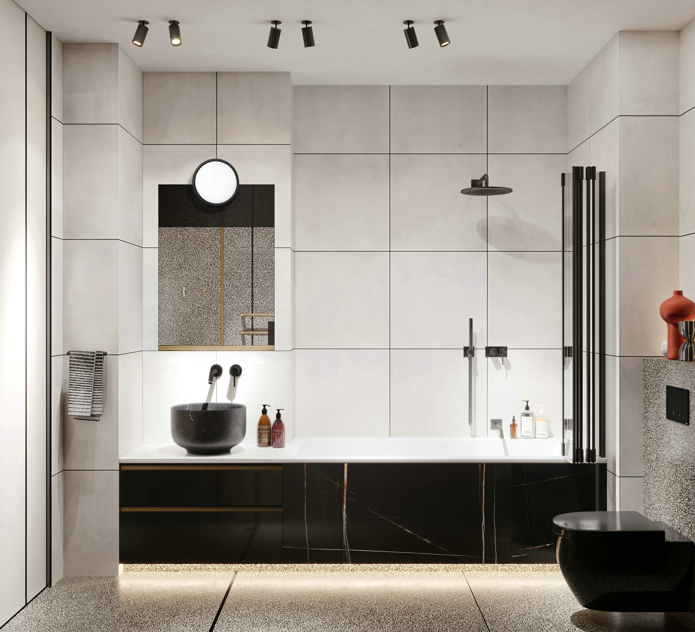 52㎡橙色温馨一居室，质感生活的设计亮点-12