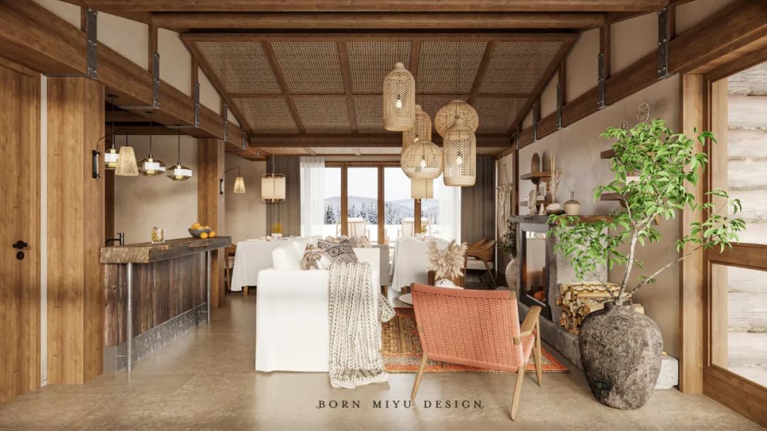 新疆民宿 融于自然的野奢木屋丨中国新疆丨博仁设计-15