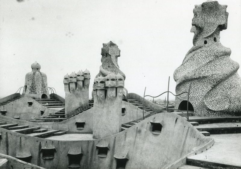 Casa Milà（米拉之家,又名“采石场”）丨西班牙巴塞罗那丨Antoni Gaudí i Cornet（安东尼·高迪）等-55