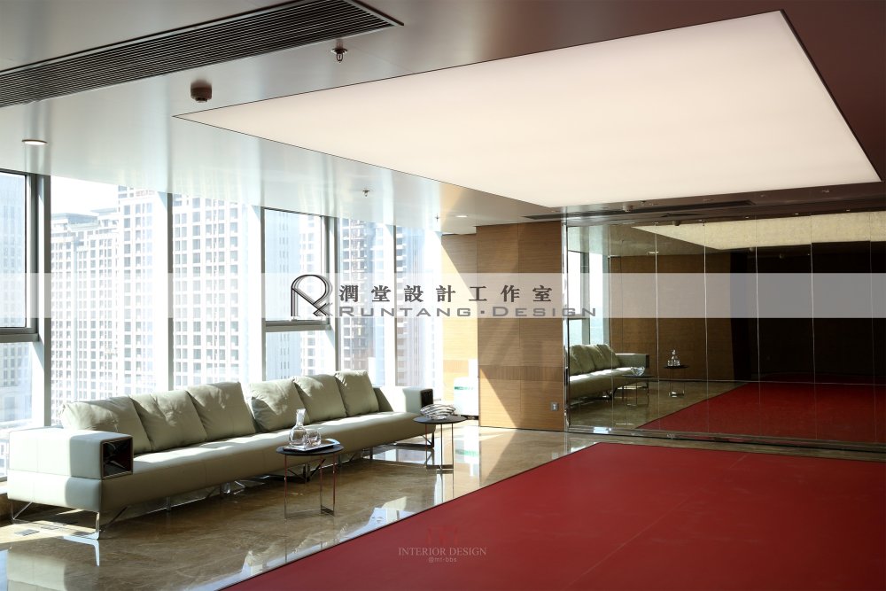 某公司高管办公层设计 | 空间划分与功能融合的典范-15