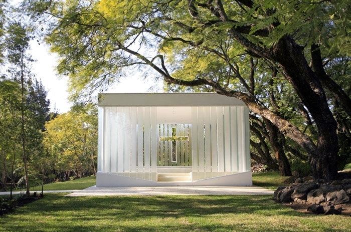 墨西哥 La Estancia 花园玻璃教堂——自然与建筑的和谐交融-0