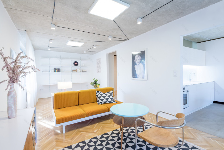 布尔诺3 + 1 装配式公寓重建项目丨捷克丨Atel!er-0