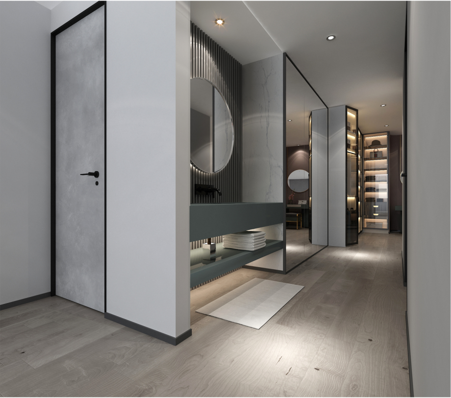 四季之美·洛阳伊川 300㎡私人住宅设计丨中国洛阳丨洛阳市洛龙区无间空间设计工作室-33