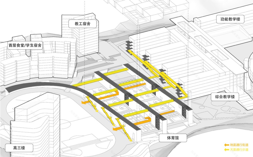 红岭高中新艺体中心丨中国深圳丨源计划建筑师事务所-61