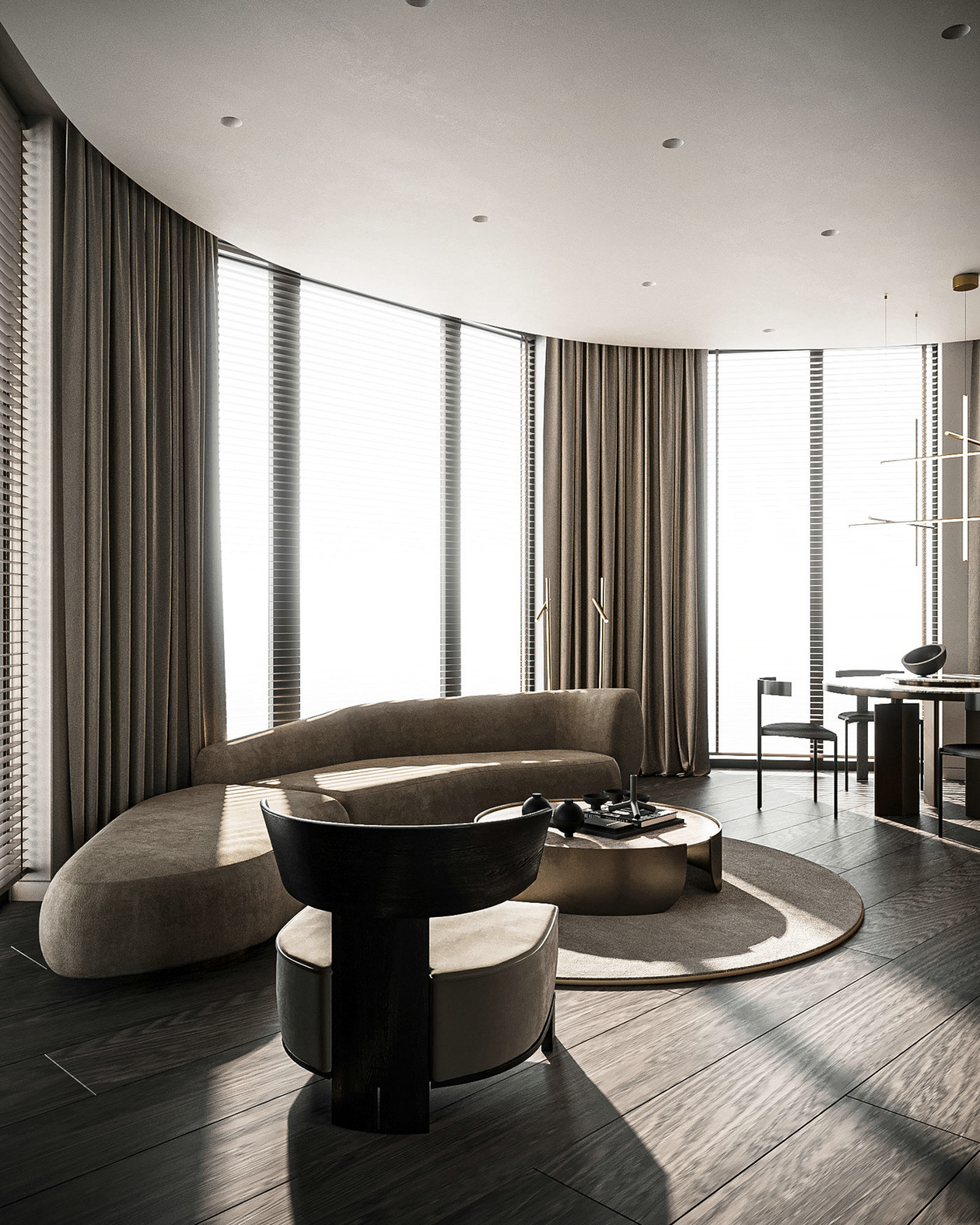 深色系公寓设计-1