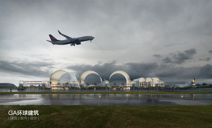 俄罗斯鄂木斯克市新机场设计丨HVOYA 团队-7