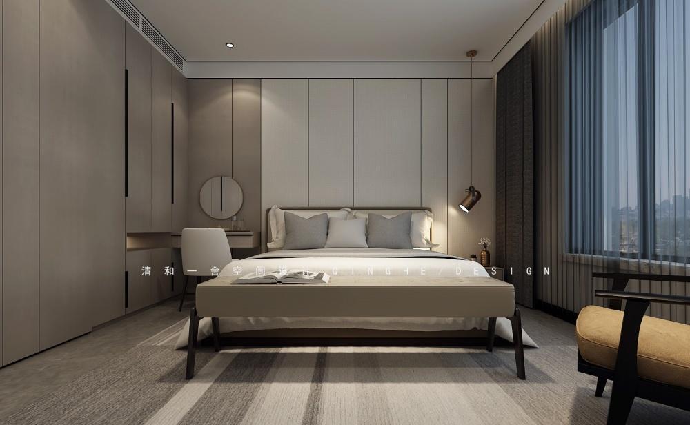 玄关收纳柜、木质背景墙、色彩分区,儿童房活泼清新-9