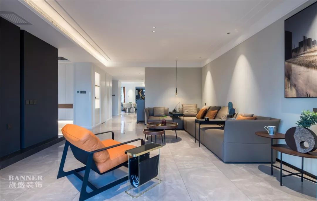 180㎡四室改两室，现代风格打造宜居生活-11