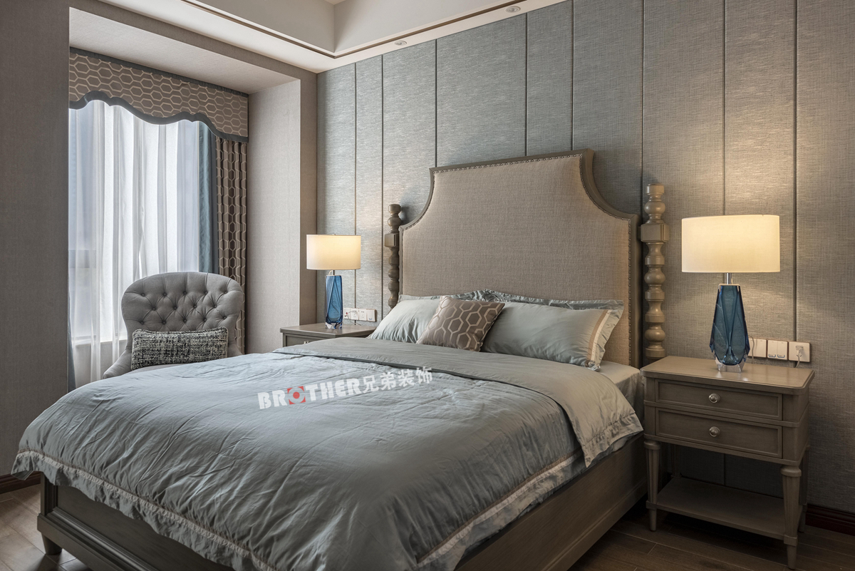 建工依山郡 137㎡美式轻奢装修，唐荣设计师打造舒适生活空间-18