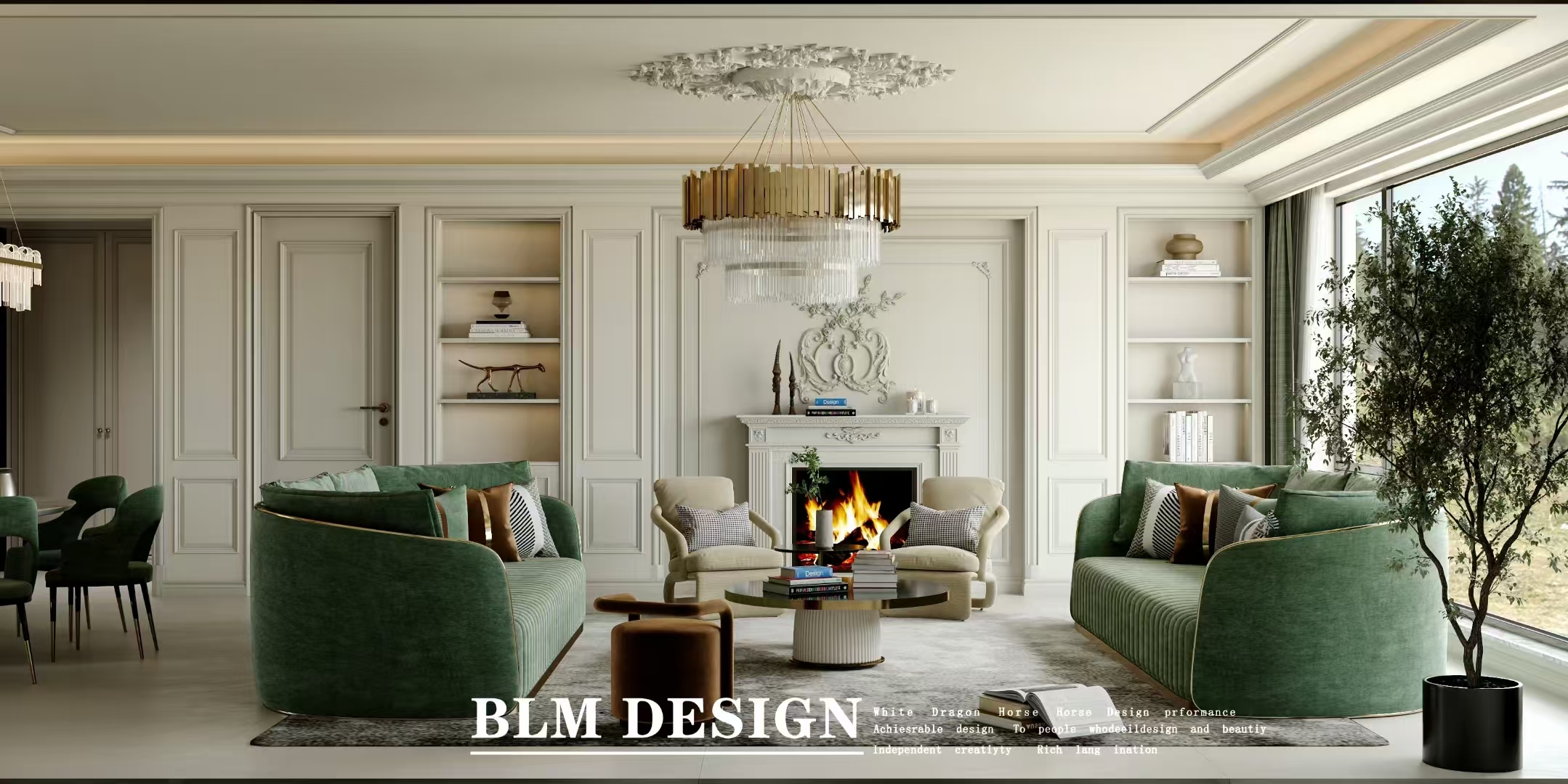 法式  白龙马效果图设计制作-10