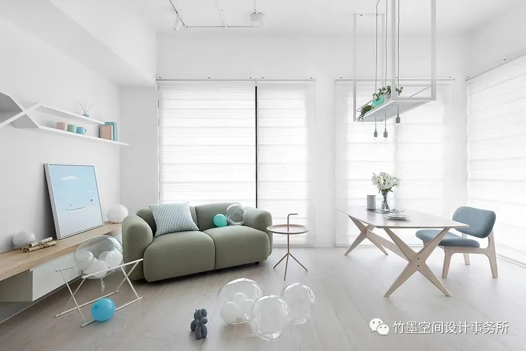 北欧风家居设计,色彩与甜蜜的梦幻之旅-65