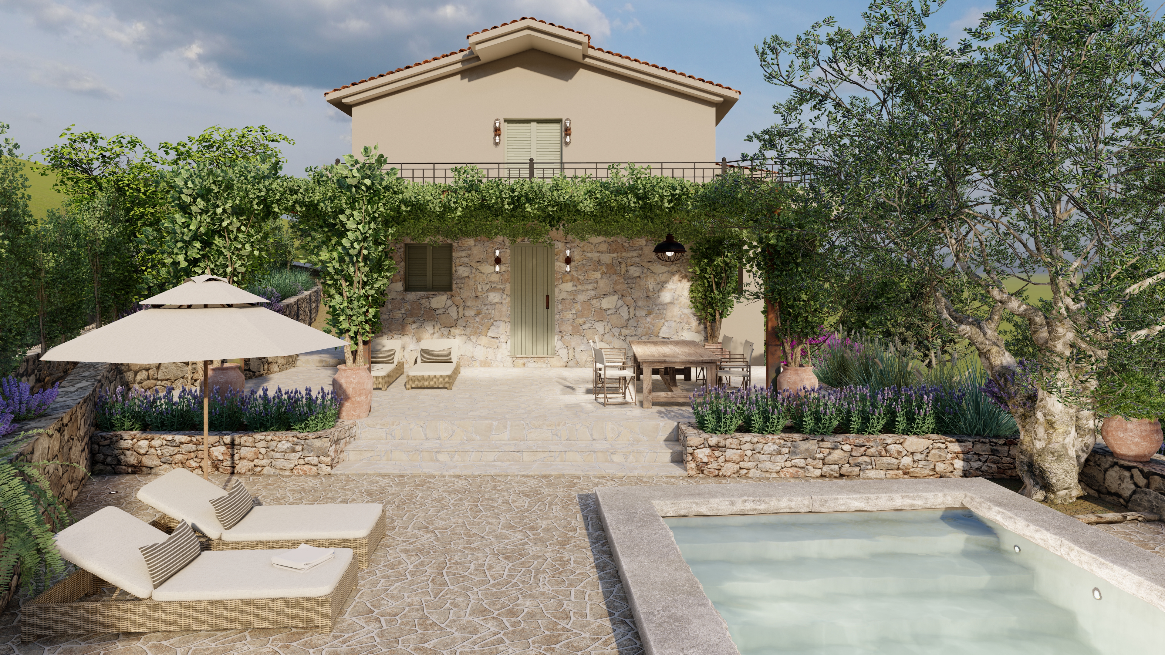 地中海绿洲景观设计丨希腊丨EF 建筑设计工作室-15