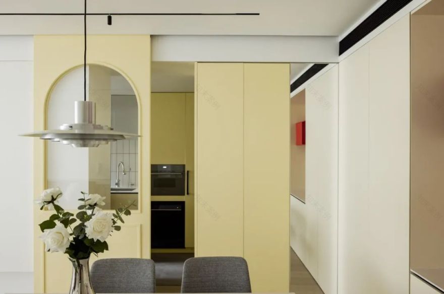 奶油系轻奢两居设计丨F+全屋定制-11