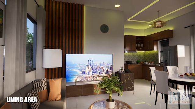 现代三居室舒适平房设计-8