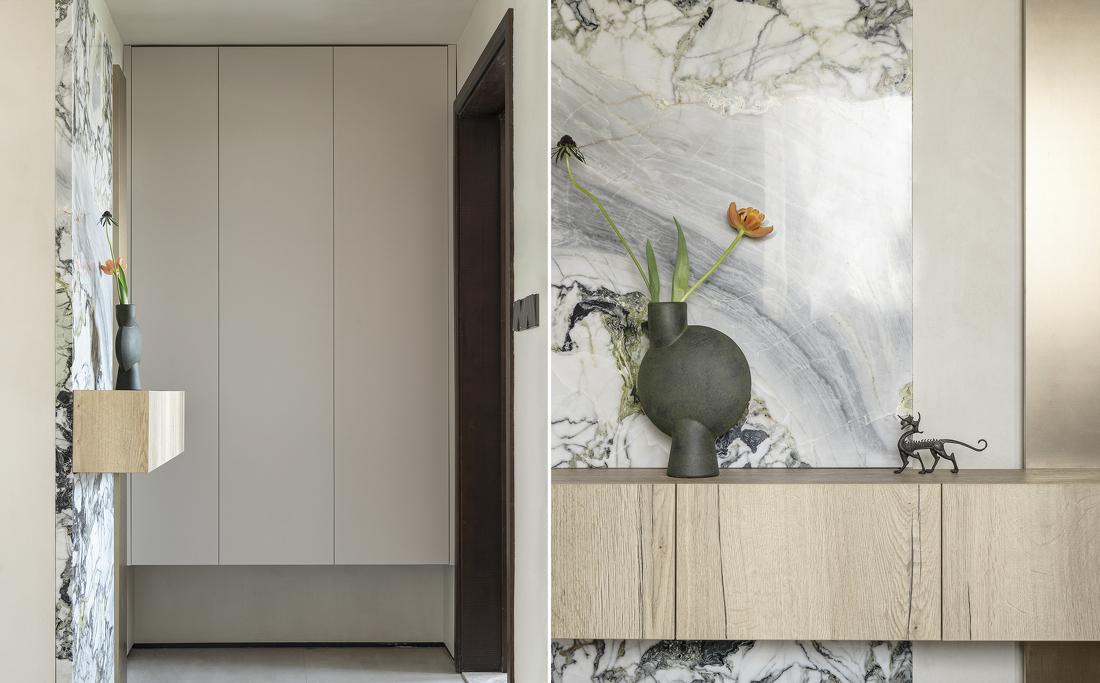 111㎡四口之家,低奢自然简约空间改造记-17