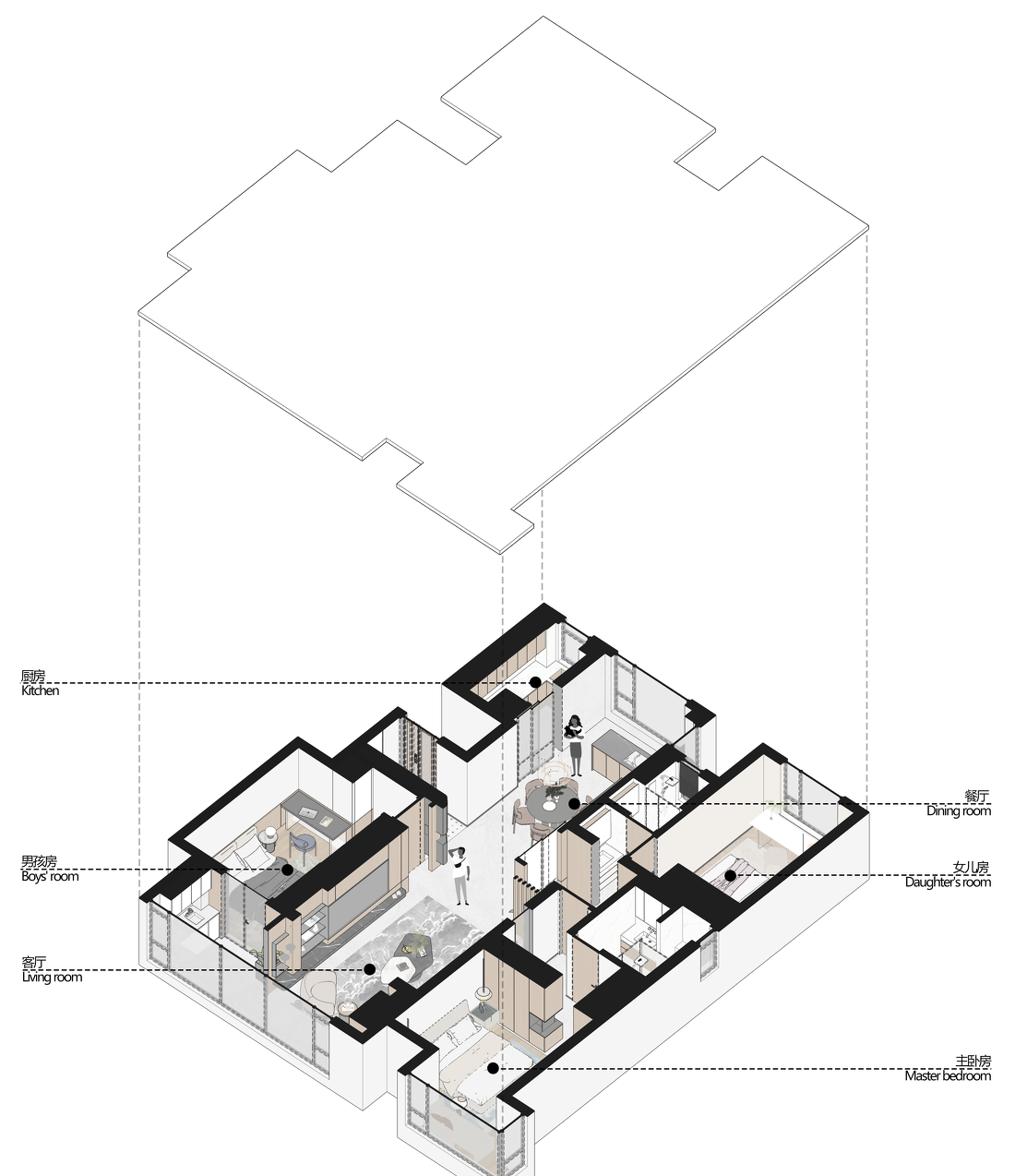信阳荣盛华府丨中国信阳丨XZID 室内设计-64