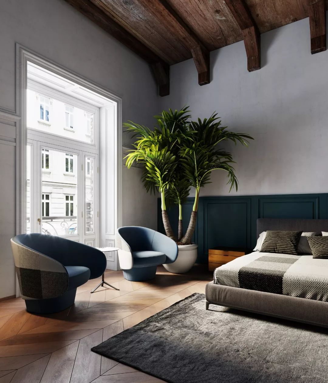 木梁 拱窗，老房子这样设计更有腔调！-29