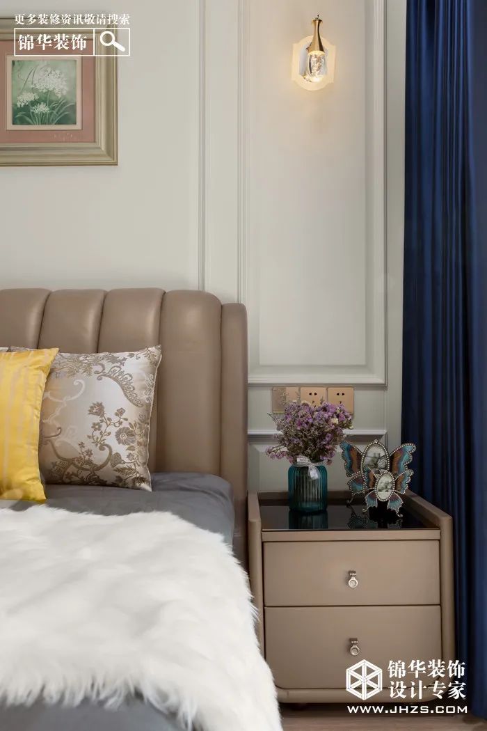 简欧设计,温馨浪漫的舒适家丨中国南京丨锦华装饰-19