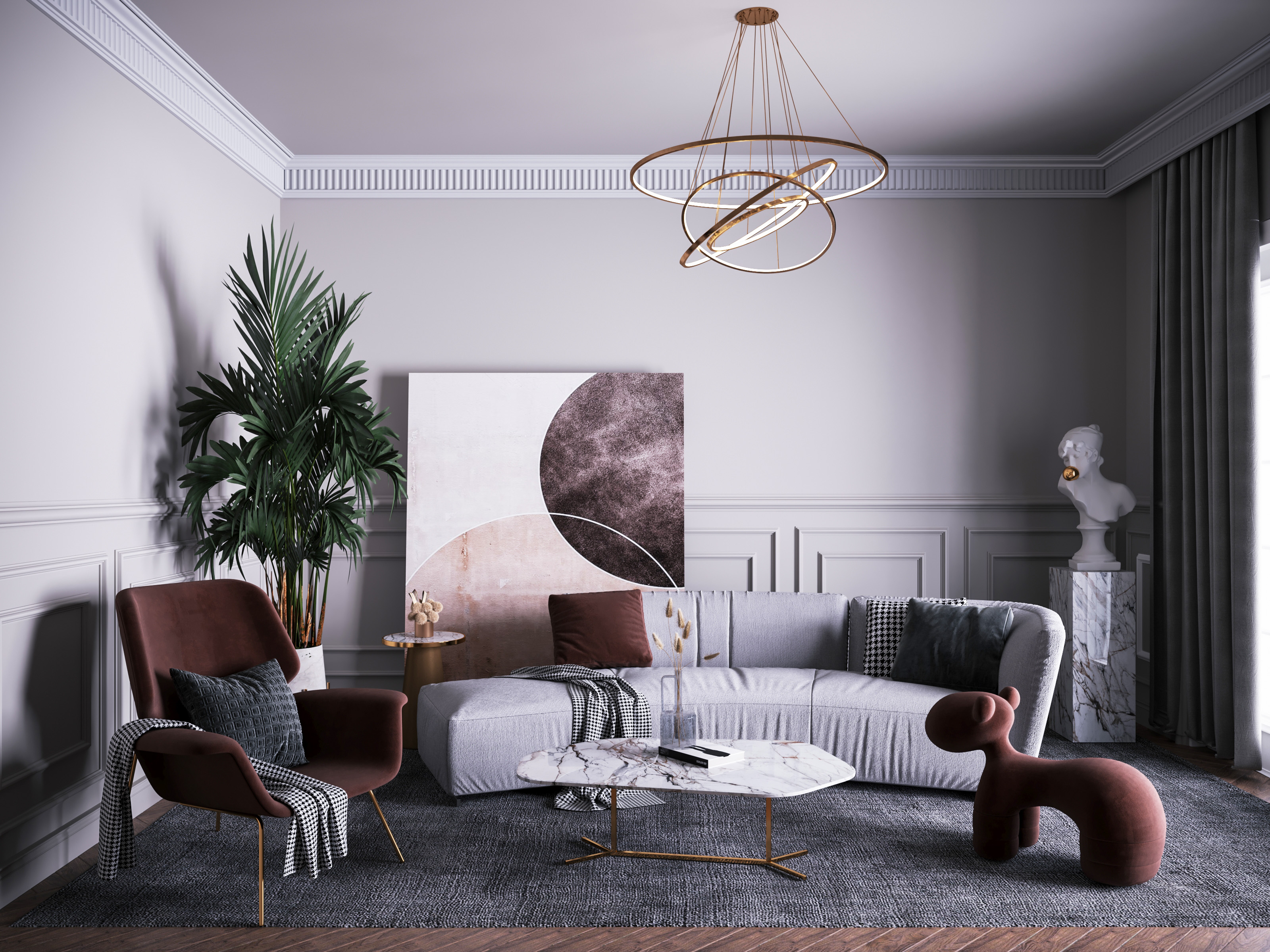 living room new classic-10