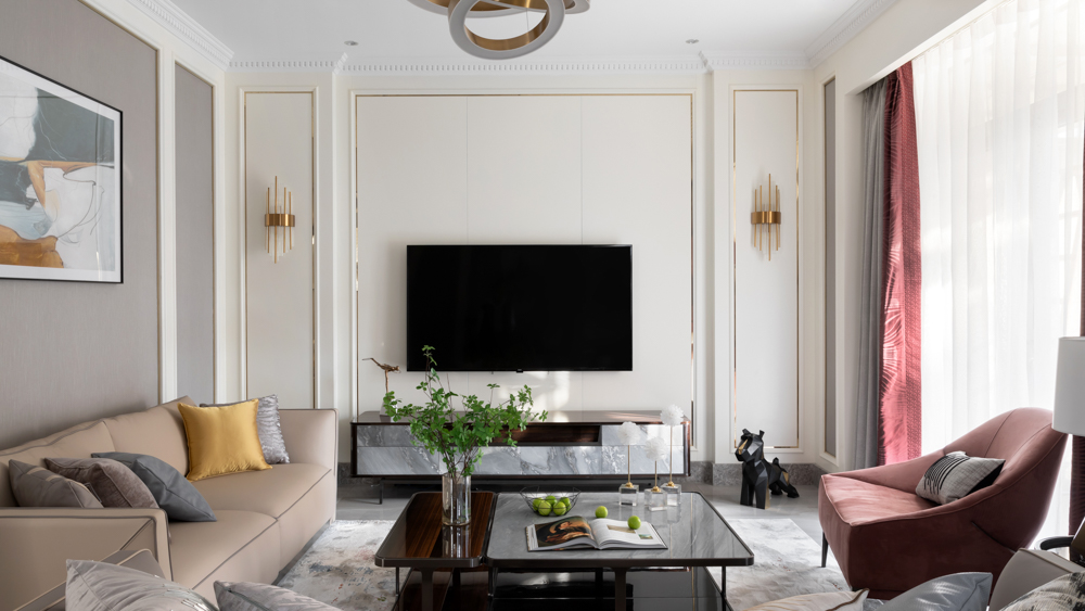 现代轻奢别墅设计-25