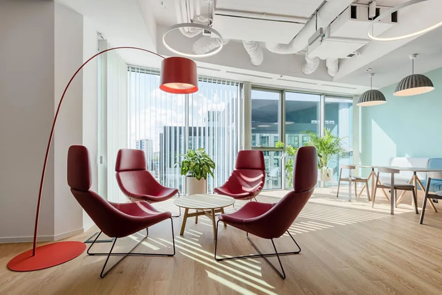 爱尔康 Alcon 波兰全球服务中心办公设计丨波兰华沙丨Colliers Define-14