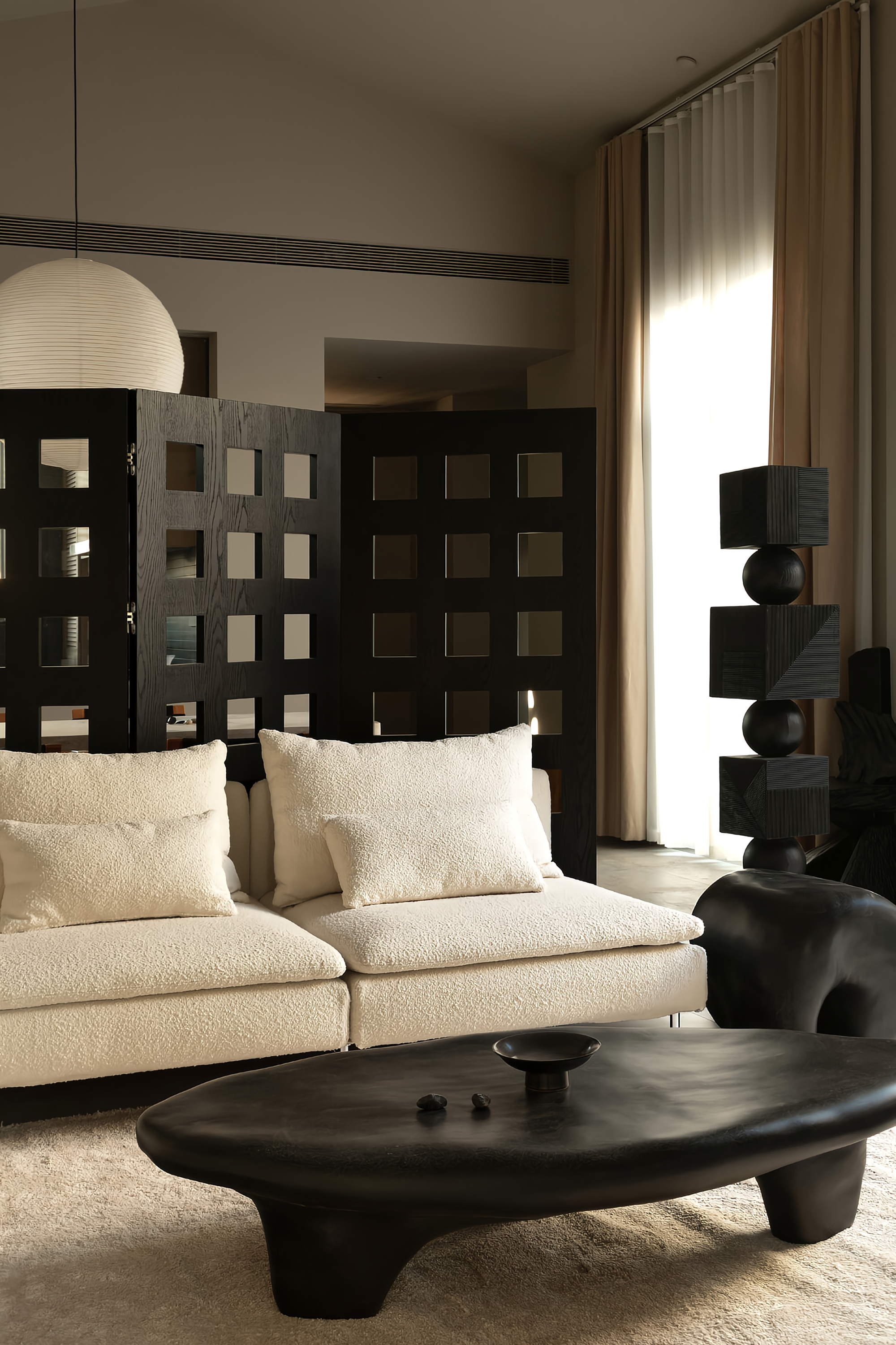 米色中古风的家丨中国河北丨NOTHING DESIGN-7