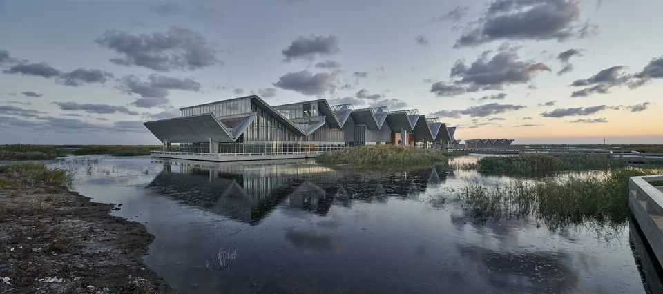 "一体两面"的崇明东滩湿地科研宣教中心-28