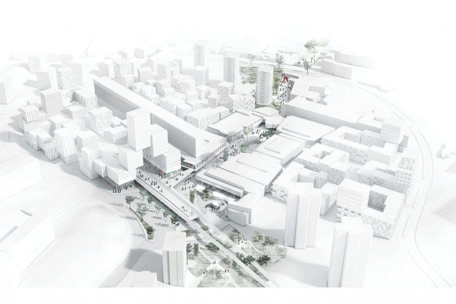 斯德哥尔摩 Farsta 中心改造-55