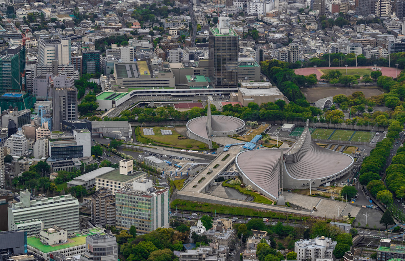 东京代代木国立竞技场丨日本东京丨丹下健三-5