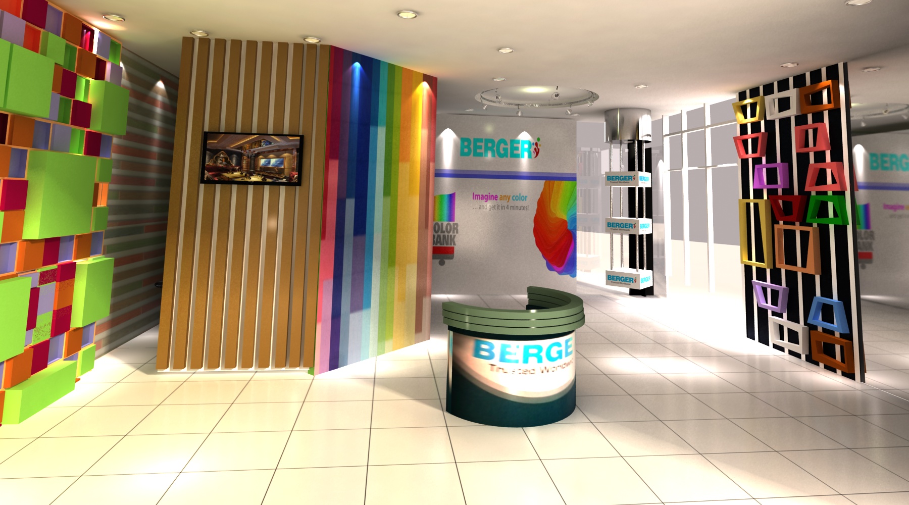 BERGER PAINTS STAND-11