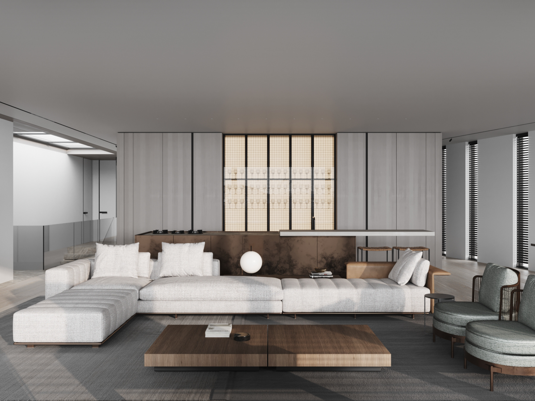 420㎡大平米住宅设计 超精致 超有范儿！-1