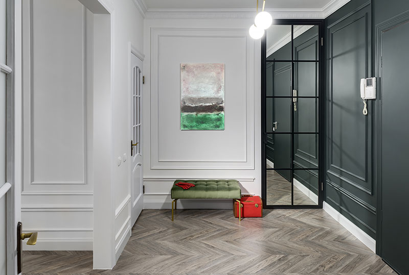 乌克兰时尚租赁住宅，隐藏式床设计独特-12