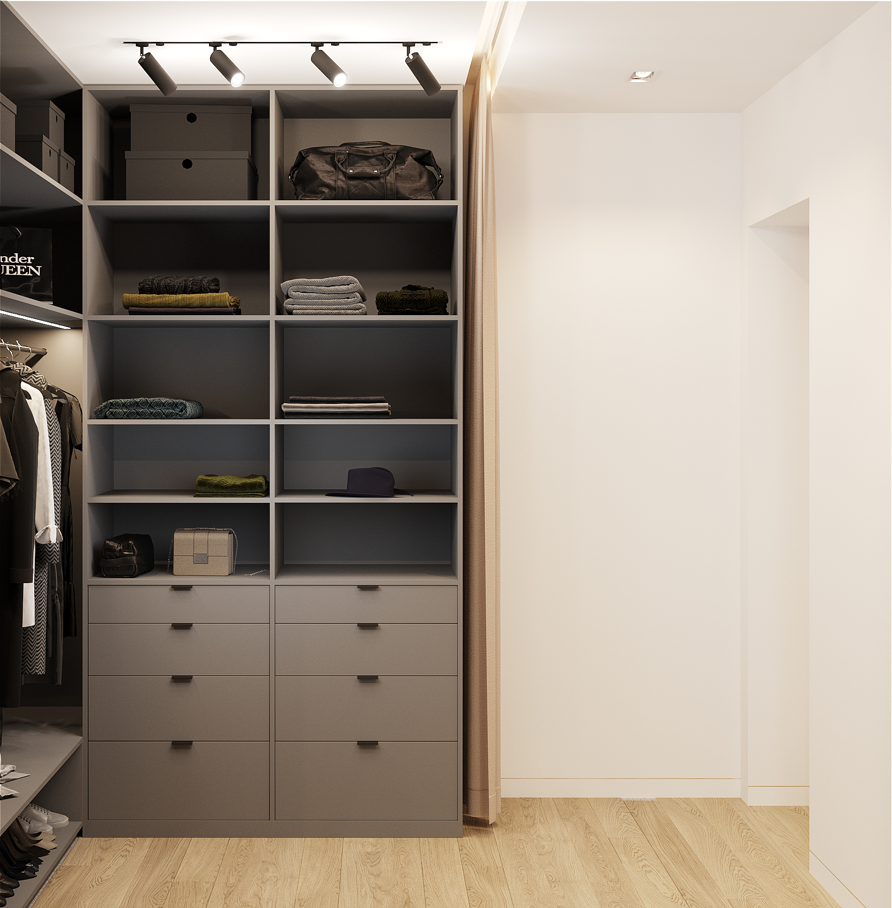 黑色版房屋室内装饰丨Golub Architects-66