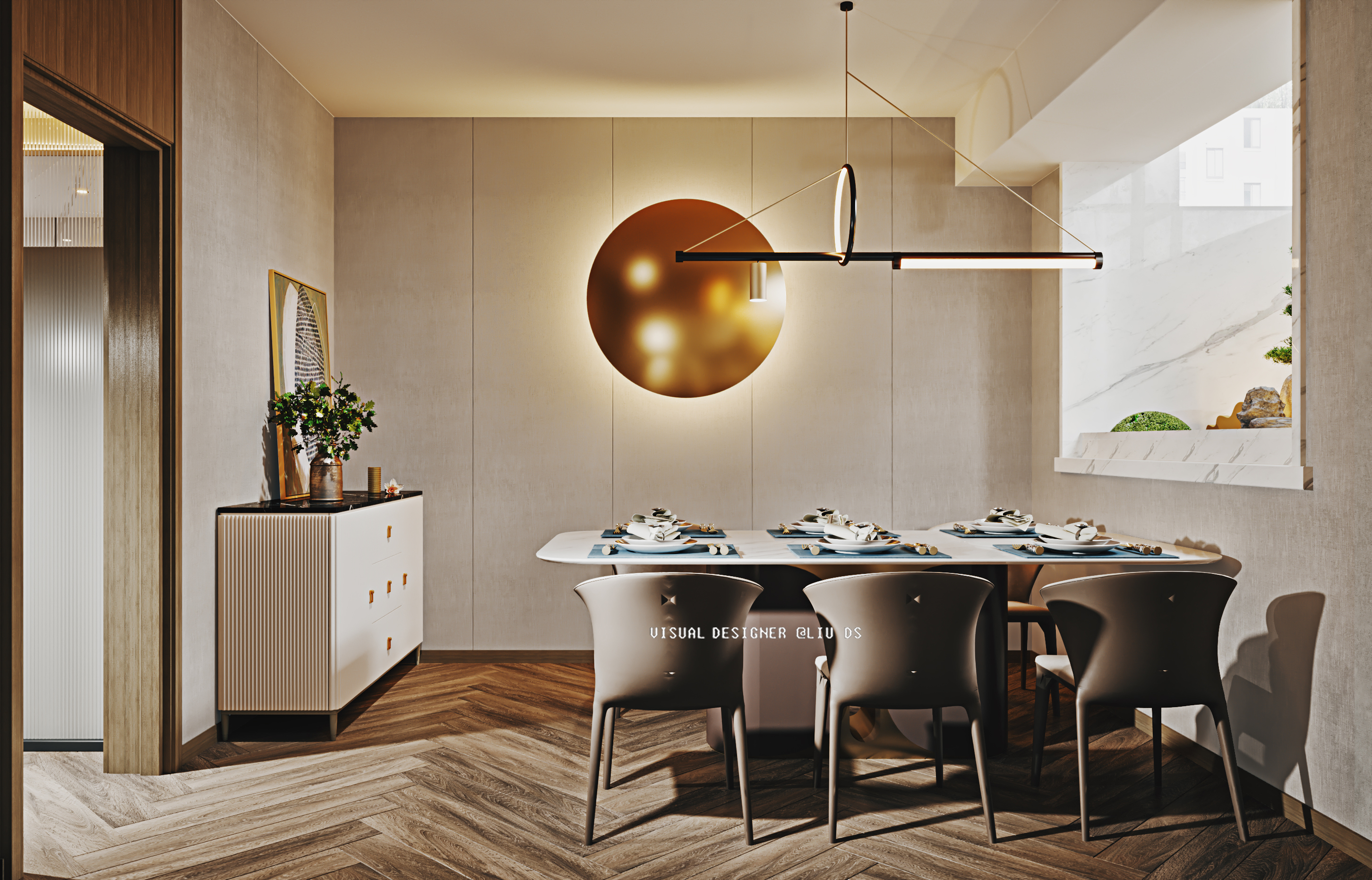 现代轻奢地产样板间，下跃户型设计解析-21