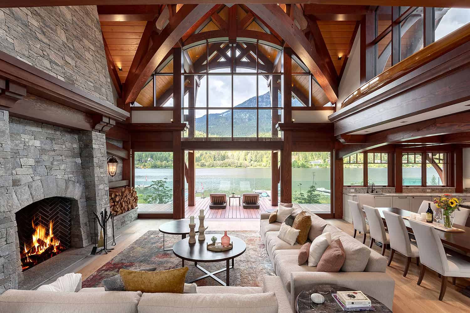 Modern timber frame home in Whistler designed for entertaining-4