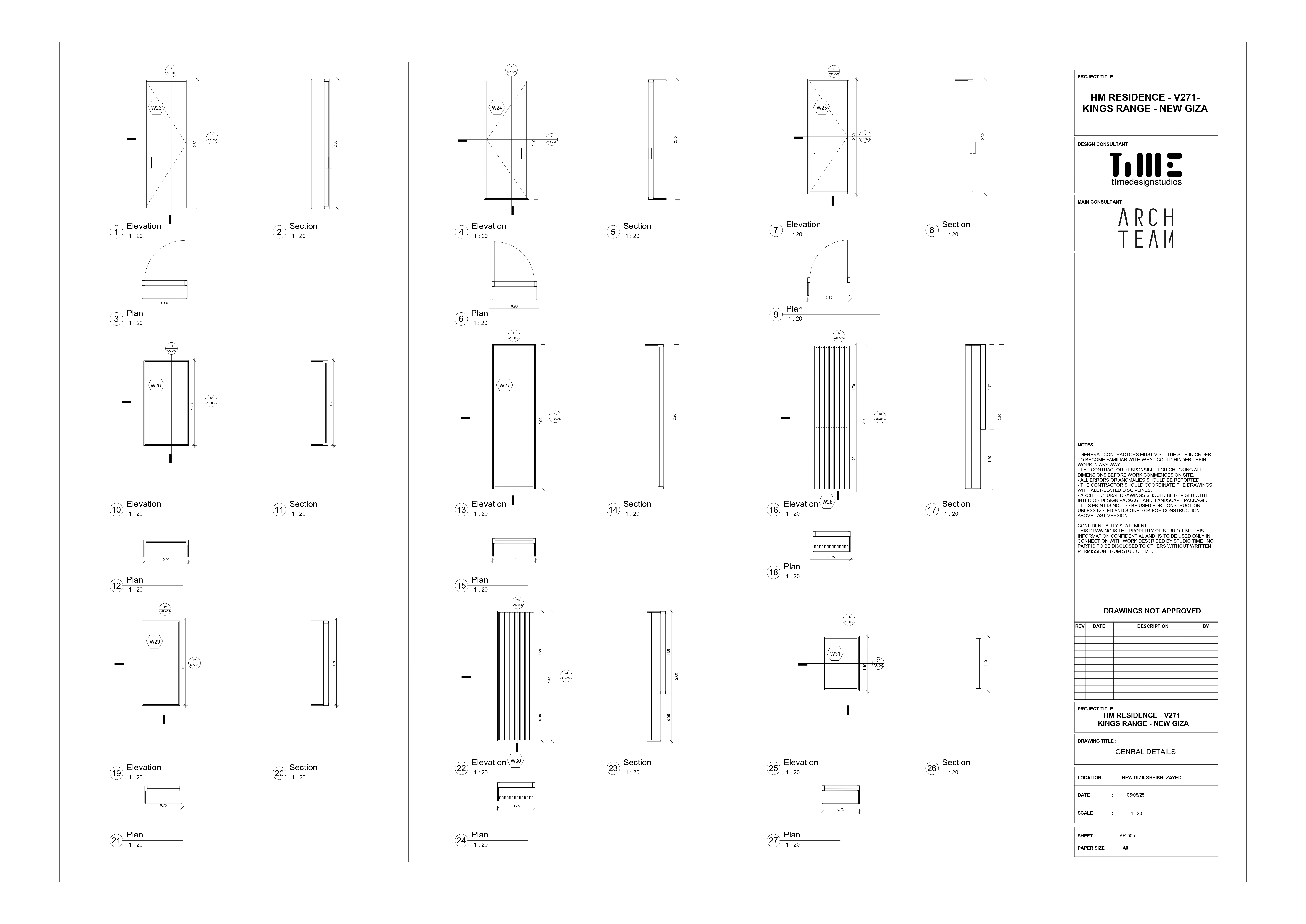 New Giza Modern Villa | LOD 350 Tender Package-38