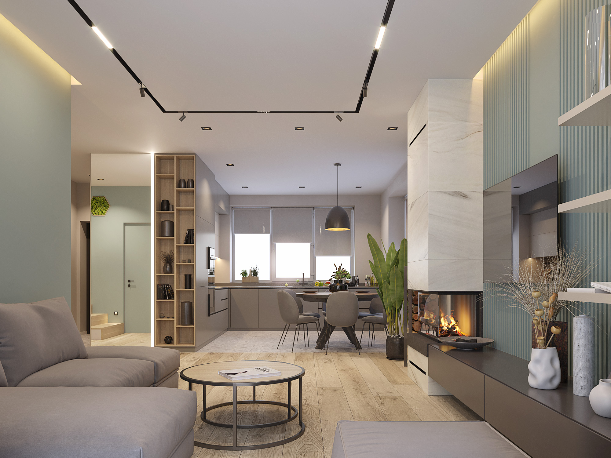 室内房屋设计丨乌克兰基辅丨Victor Bohdanov,Valeriya Demchenko-0