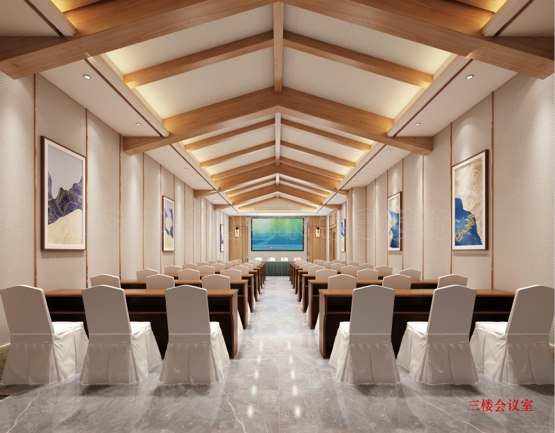 新中式风格开元禧悦酒店设计丨中国眉山丨四川眉山帝豪 ACAD 设计事务所-0