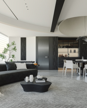 意式大平层 | 高级揉进生活的每一寸肌理