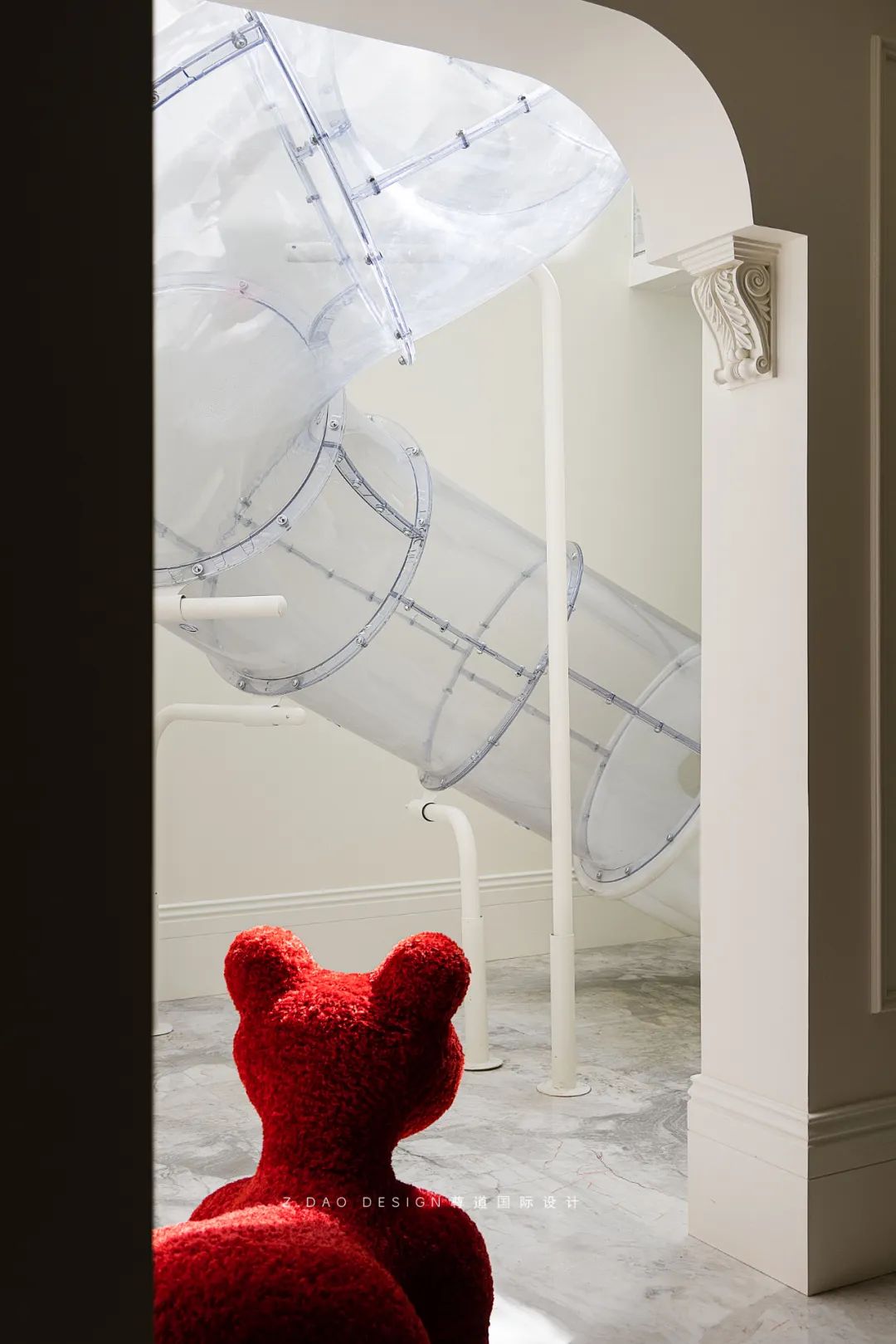 合肥『国贸天成』360㎡奶油法式风叠墅丨尊道国际设计-96