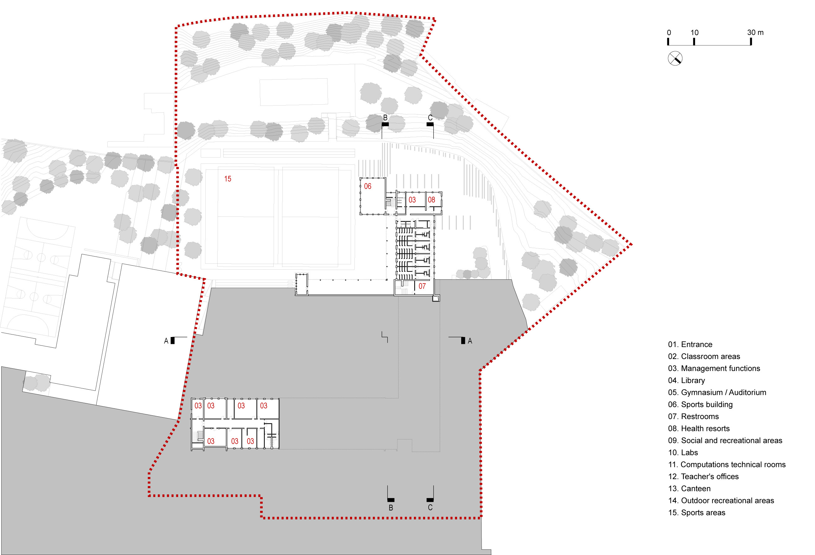 葡萄牙 Rainha d· Amélia 中学室内设计-20