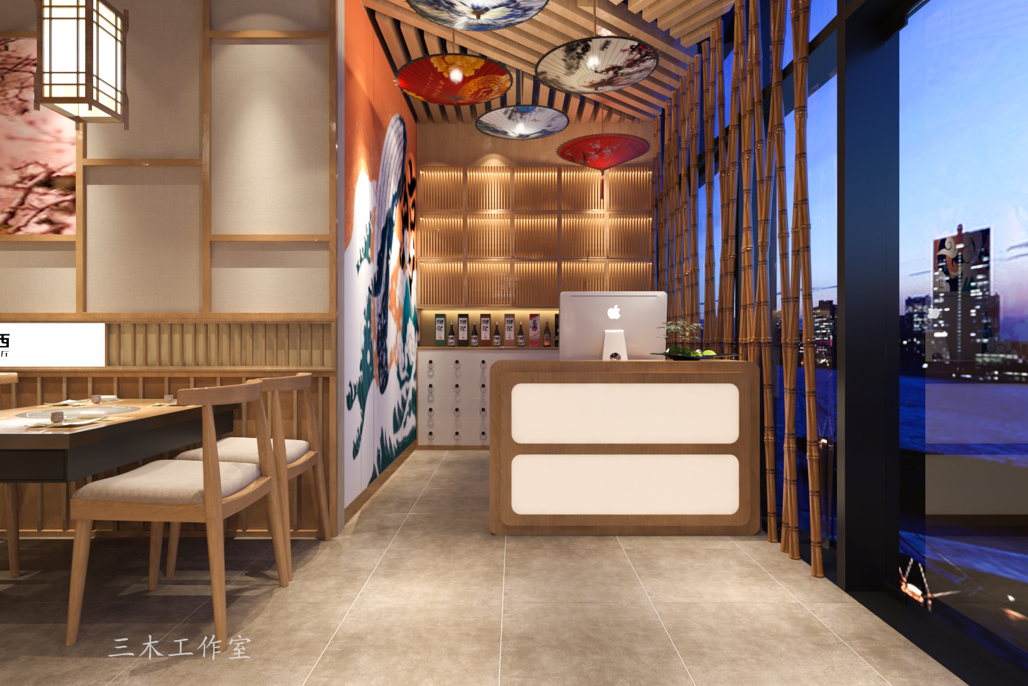 工装日料店丨三木工作室-5