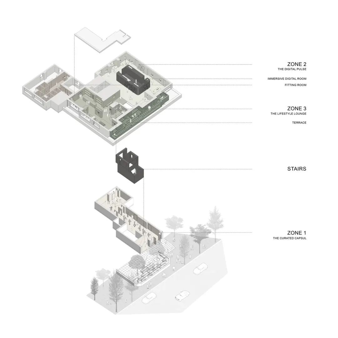 Zara上海安福路限时店丨中国上海丨AIM恺慕建筑设计事务所-11