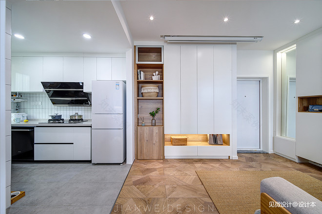 30万元二居59平米装修案例_效果图 - 恰到好处的精致,猪猪女孩的理想家 - 设计本-23