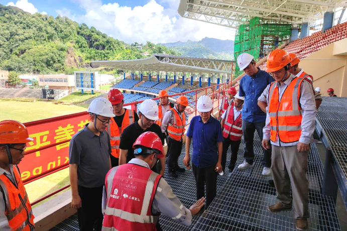 格林纳达总理米切尔点赞！上海宝冶助力格林纳达国家板球场焕新启航-31