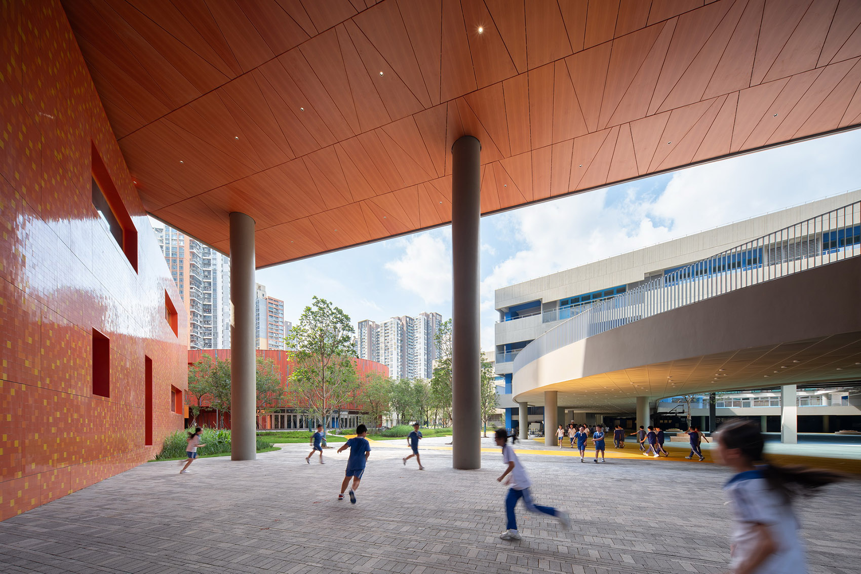 龙岗双子星学校(围龙书院,围屋学社)丨中国深圳丨URBANUS都市实践-29