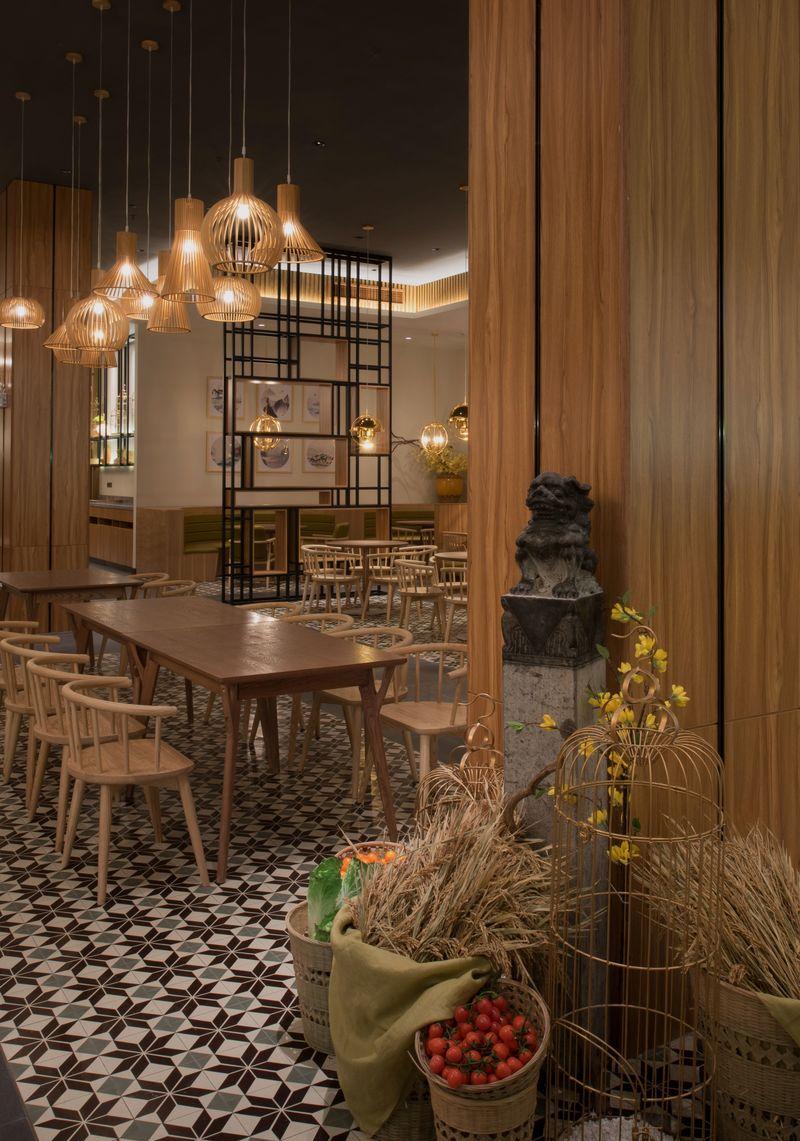 广州百悦百泰养老餐厅——温馨自然的中式养生空间-22