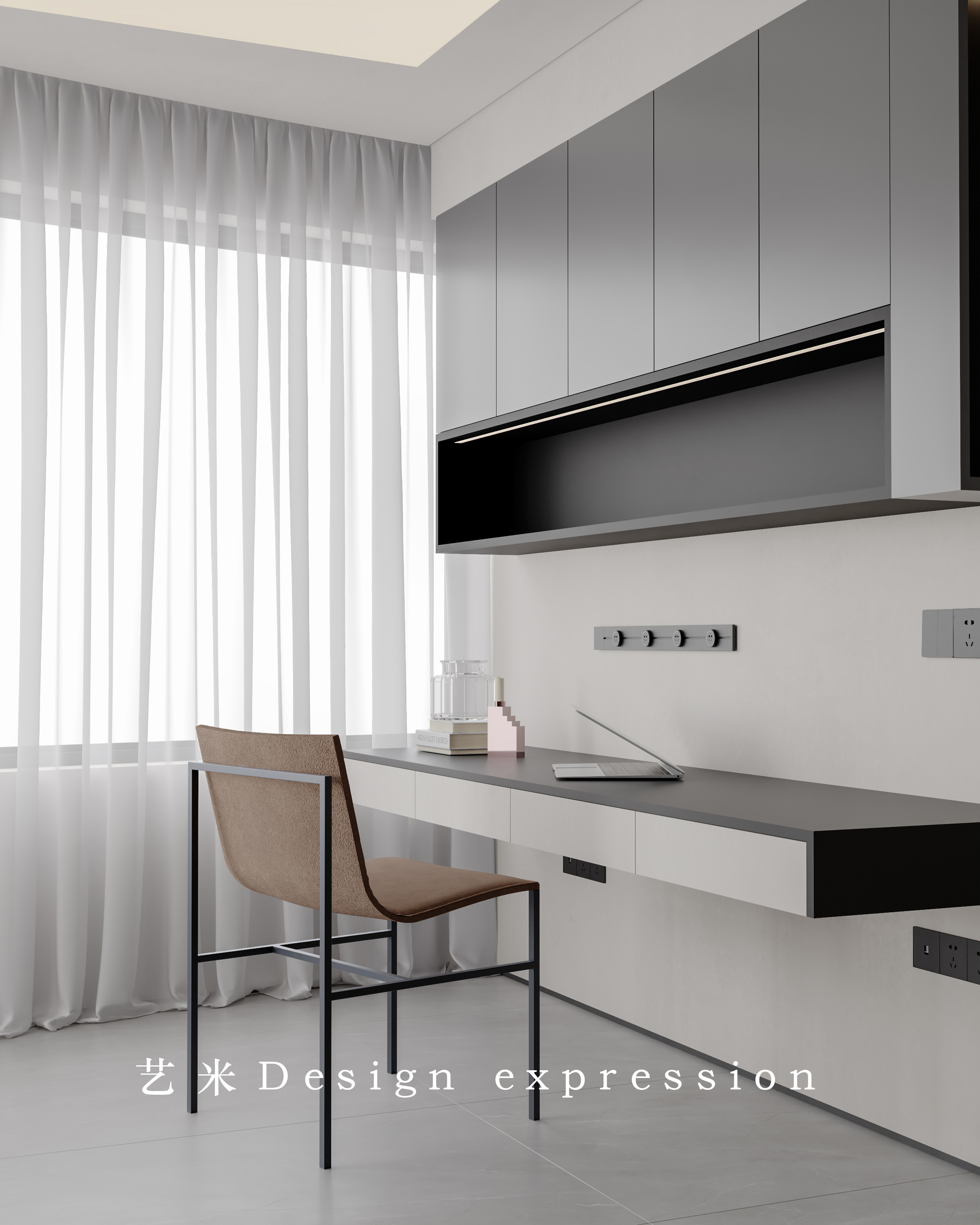 极简黑白-艺米效果图-3