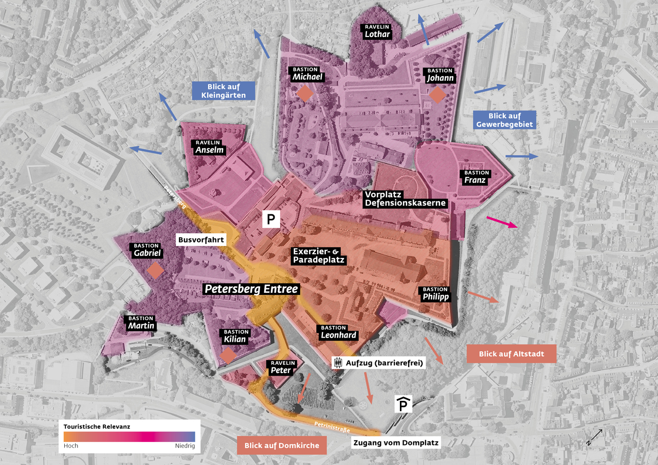爱尔福特彼得斯贝格建筑群展览及空间利用概念与旅游引导系统丨德国爱尔福特-24