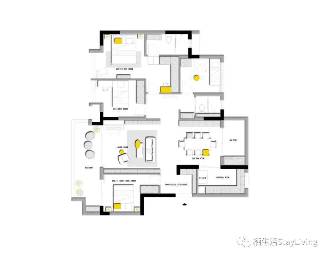 中山万科金域中央 120m²精装房改造丨中国中山丨SHU 空间-8